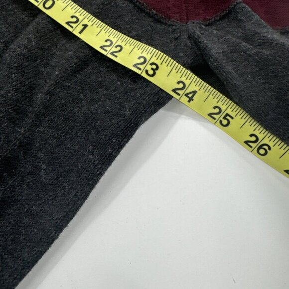 Sun River Sweater Mens XL Gray Colorblock Pullover Knit 1/4 Zip Mock Neck Preppy - Picture 4 of 10